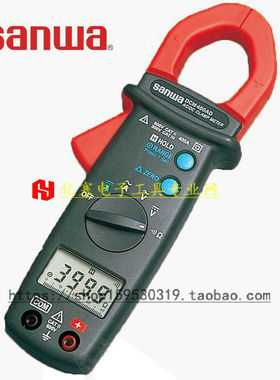 日本SANWA三和DCM400AD交直流钳形电流表高精度数显万用表钩表