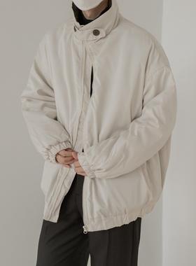 【日系覆古】Ander Jurnal春秋款立领棉衣外套男休闲宽松纯色保暖