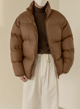 【美式复古】Ander Jurnal冬季棉服男纯色加厚纯色潮流气质设计