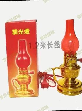 红色家用过年插电款带电池蜡烛拜拜财神灯长明佛灯佛前供地主爷