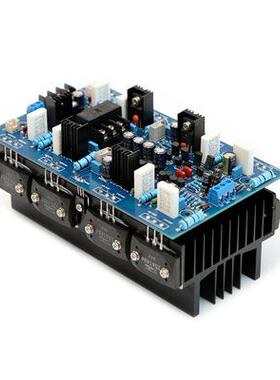 AB18大功率双声道功放板(2SA1943/2SC5200）带散热器