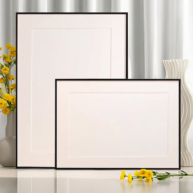 画框空框装裱定制相框摆台铝合金a3卡纸挂墙A4照片海报展示拼图架
