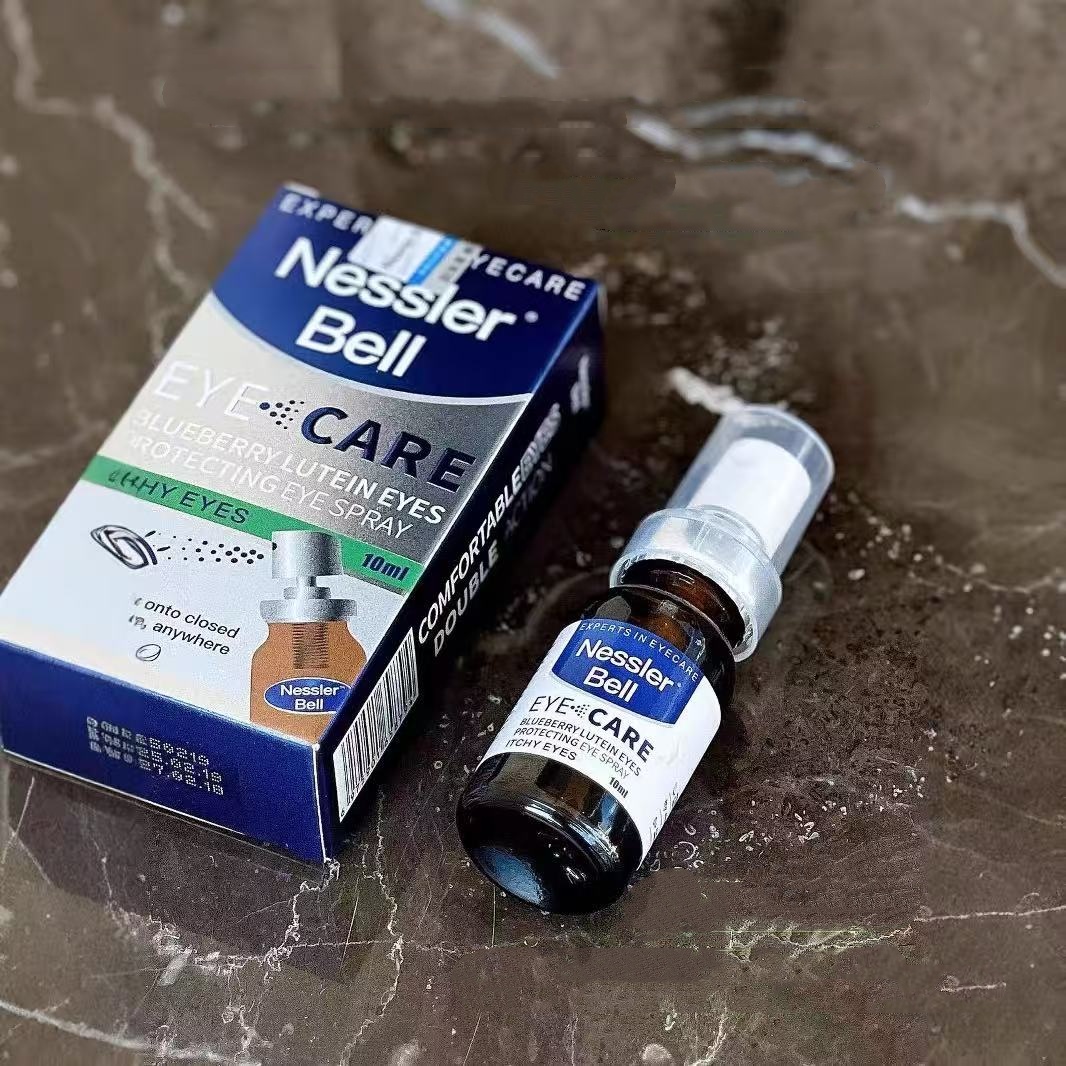 Nessler Bell蓝莓叶黄素眼睛喷雾洗眼液眼部护理液缓解疲劳正品