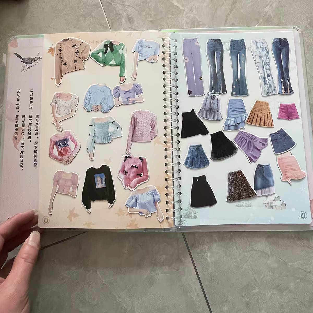 女孩磁力换装贴纸玩具公主换装秀