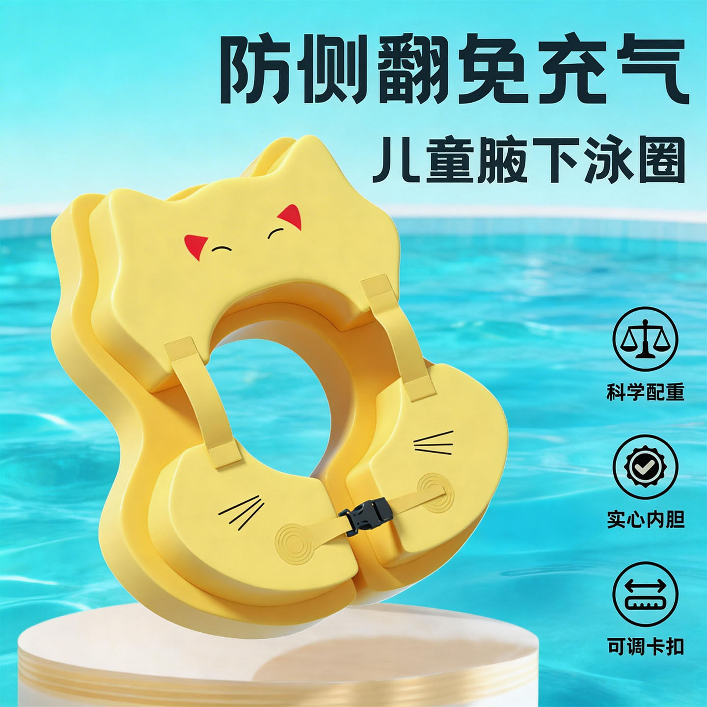 婴儿游泳圈女孩0到36个月专业一