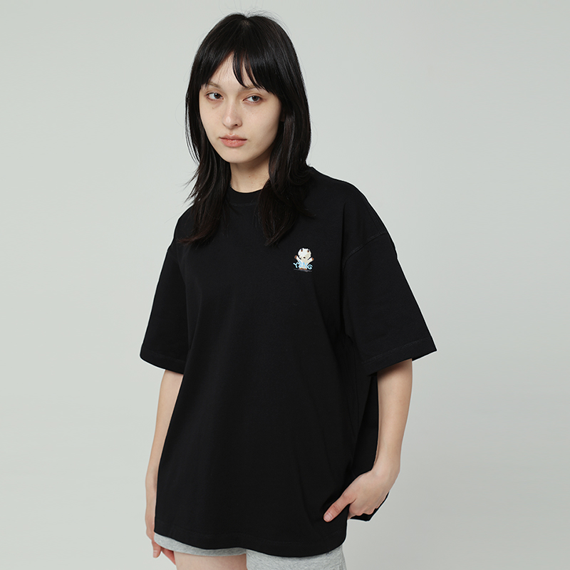Y2NG宽松重磅印花圆领短袖T恤