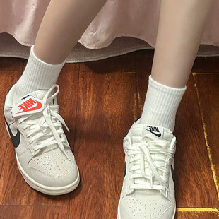 防滑耐磨 柔软舒适薄底 低帮 板鞋 灰色 Nike 女款 Dunk