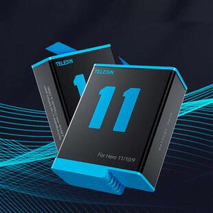 泰迅 gopro hero11/10/9电池收纳盒三充充电器座充可高速读卡器保