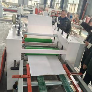 石膏板贴纸机 防火板表面连续涂胶贴面机 华丽纸木饰面板平贴机