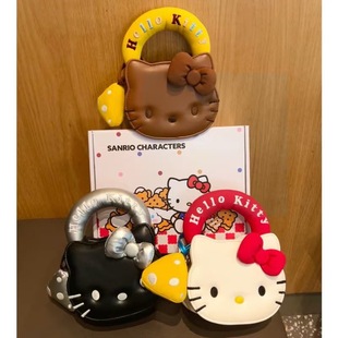 日本HELLOKITTY迷你玩趣夹心饼干包可爱卡通手提包辣妹百搭零钱包