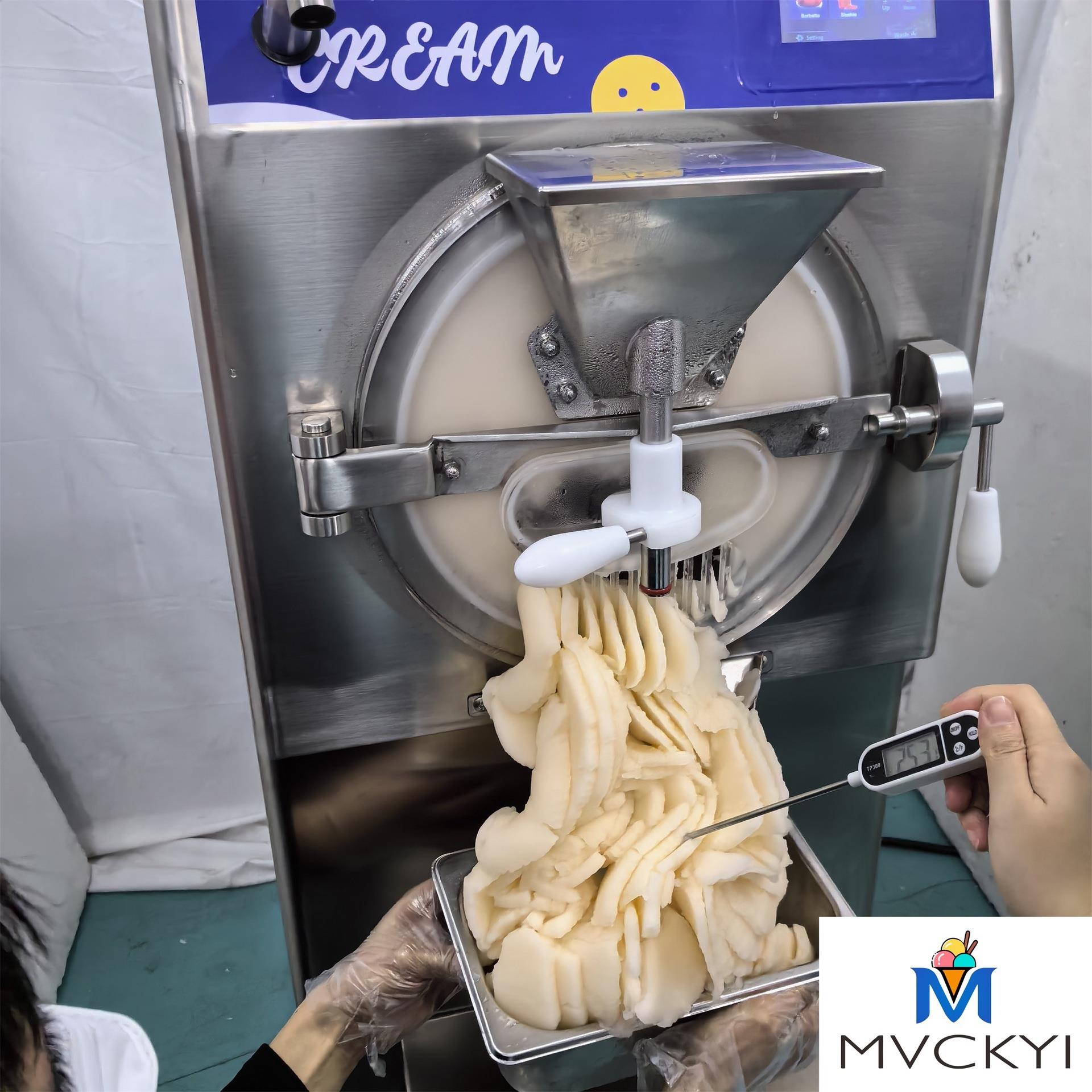 新款大产量自动水果鲜奶雪花酪 豆沙牛乳凝冻机Gelato硬冰激凌机