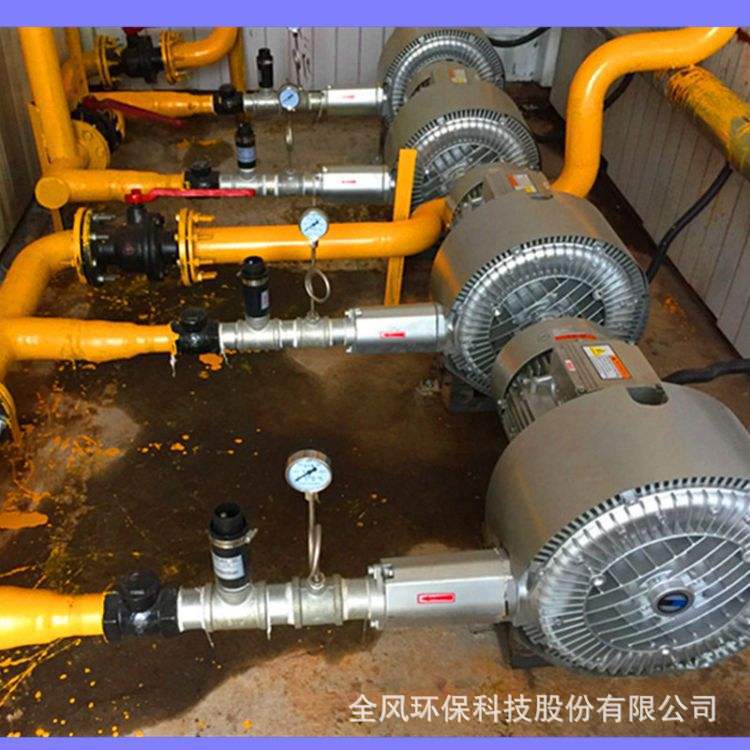 现货双叶轮环形负压鼓风机 双段高压铝合金风机 质保15个月