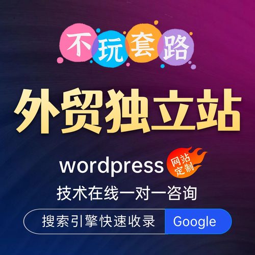 外贸独立站一条龙全包公司企业站