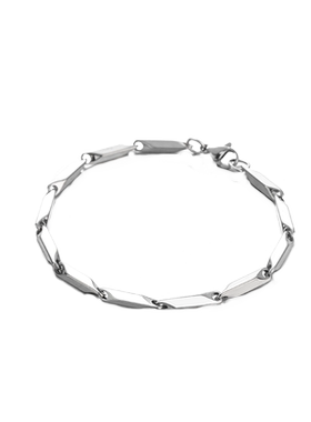 菱形竹节链手链男女潮流百搭手饰