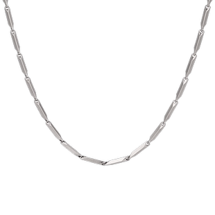 菱形钛钢项链男士高级感男潮男款男生链子配饰锁骨链潮牌百搭饰品