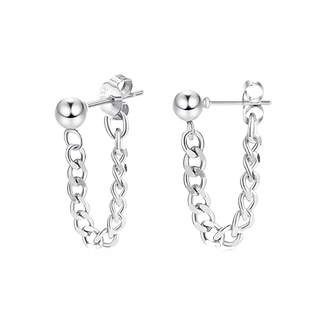 耳钉男潮小众男士耳环ins冷淡潮流个性男款耳链耳坠痞帅男生耳饰