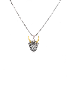 金角般若项链男鬼怪面具