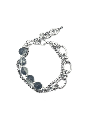 原创设计钛钢拼接手链