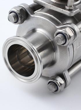 304不锈钢3PCQ11F焊接/快装球阀3PC三片式球阀三片式焊接球阀