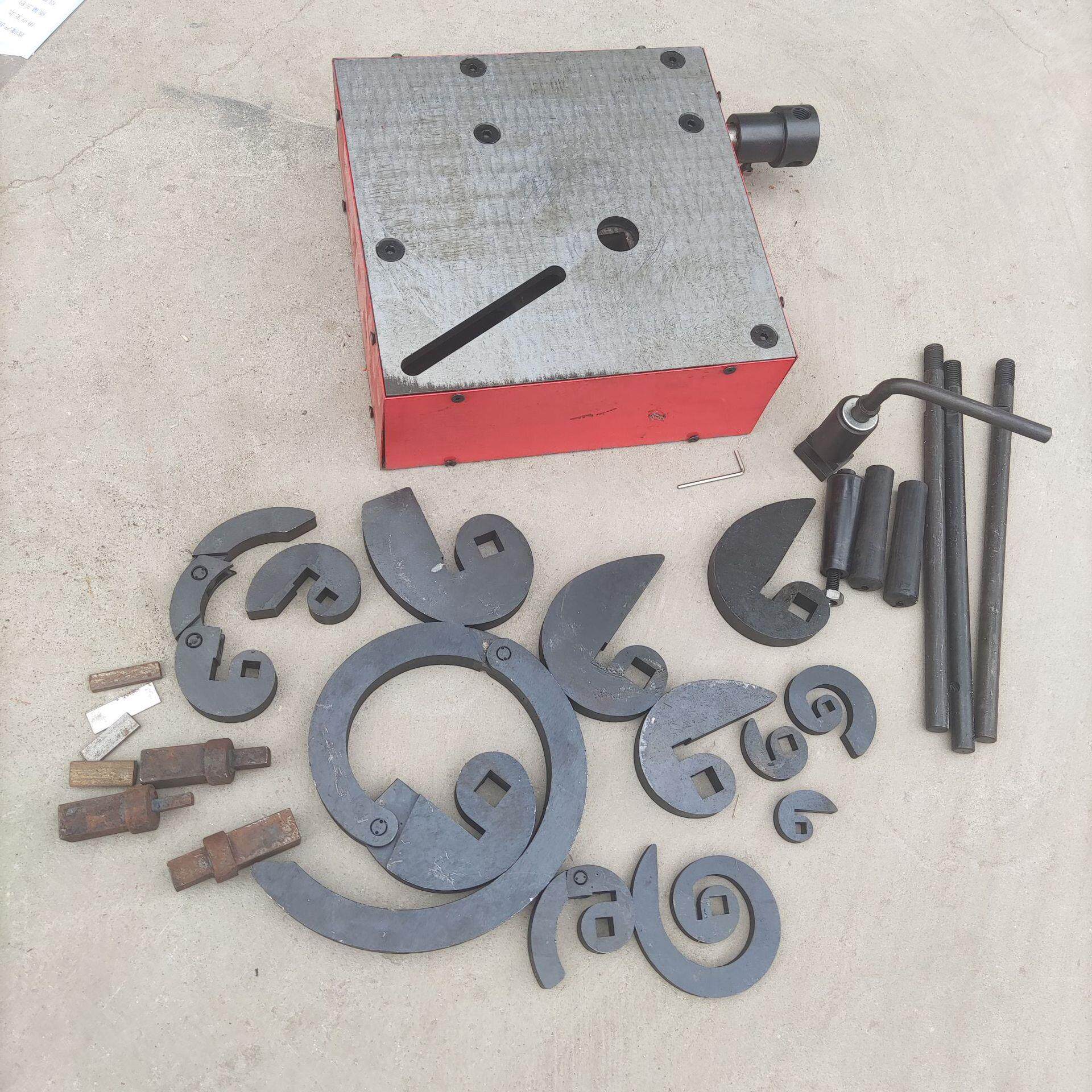楼梯扶手花架手动弯花设备弯花机铁艺弯花机扁铁弯花机