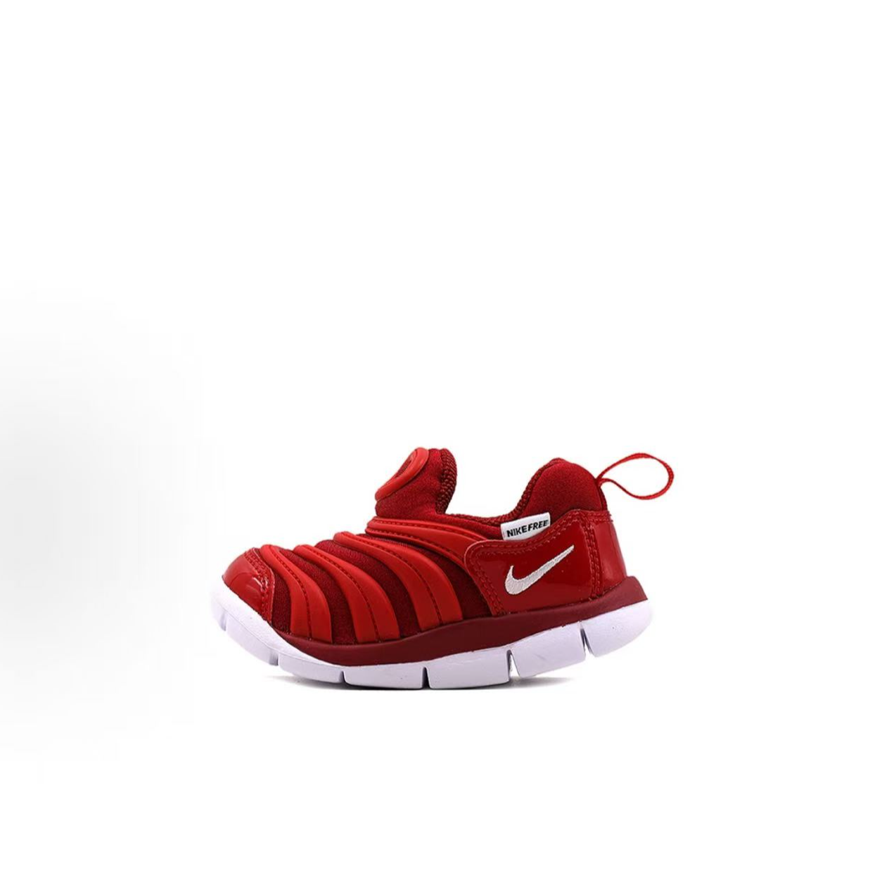 NIKE/耐克 Dynama 简约舒适 低帮毛毛虫白红学步鞋 343938-621