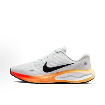 Nike耐克男子 Journey Run 舒适男子低帮白橙跑步鞋 IH7329-101