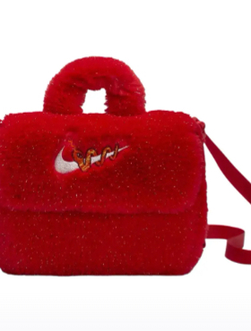 Nike 灵蛇迎新系列 时尚织物 单肩手提包 女款 红色HV6119-657