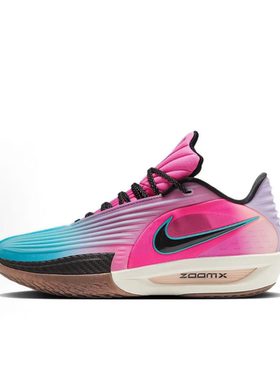 NIKE耐克男子G.T. Cut 3减震耐磨低帮粉蓝实战篮球鞋HV9919-900