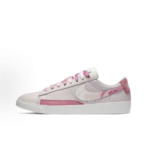 NIKE/耐克Blazer  Low 开拓者 白粉色低帮女款板鞋 CZ8688-666