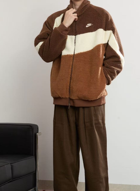 Nike/耐克 Sportswear 双面穿立领绒感外套 BQ6546-259