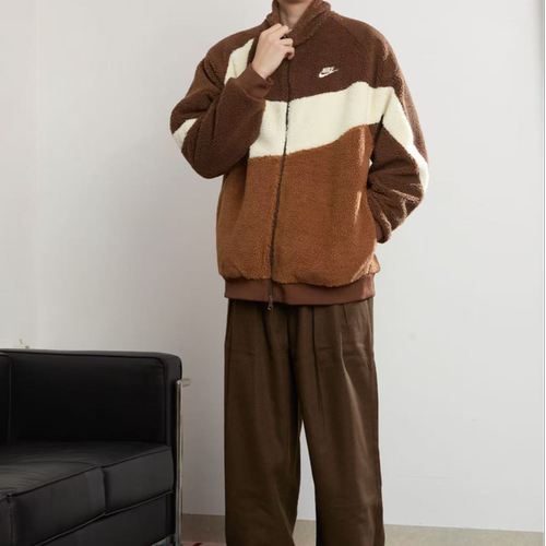 Nike/耐克 Sportswear 双面穿立领绒感外套 BQ6546-259