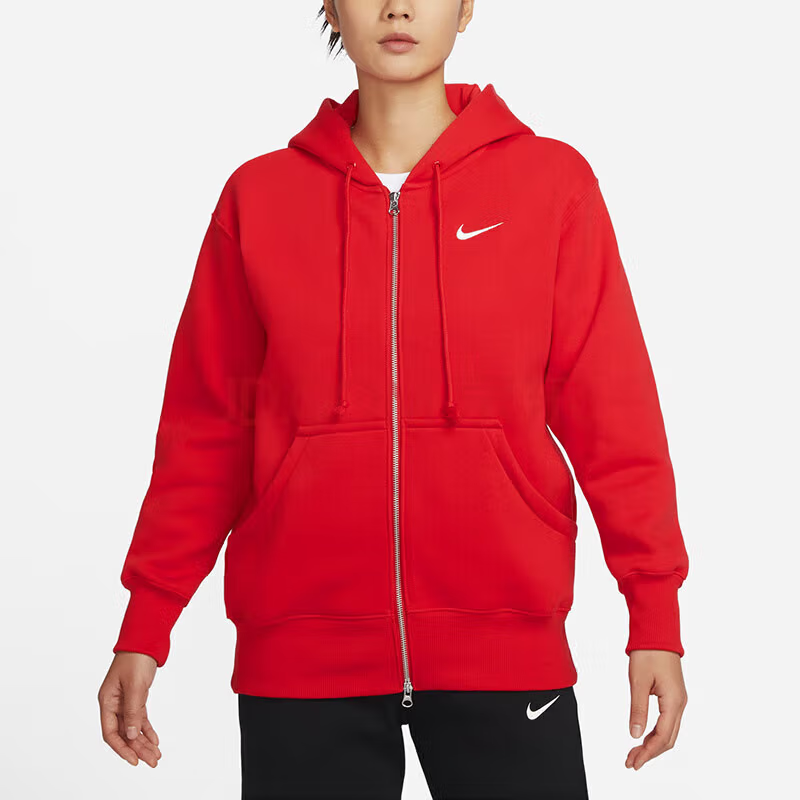 NIKE耐克女子连帽加绒保暖外套
