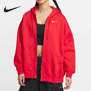 女士加绒保暖运动连帽外套DD5635 秋冬季 657 耐克正品 Nike