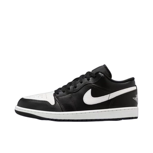 Nike/耐克 Jordan 1Low AJ1 舒适百搭 黑白低帮板鞋 553558-043