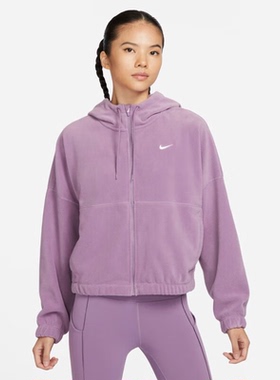 Nike/耐克 女 外套秋冬季新款连帽加绒保暖休闲夹克 FB5639-536