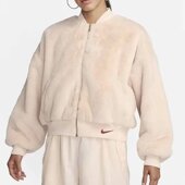 832 FB8693 耐克Nike 女子运动休闲夹克毛绒保暖立领人造皮草外套