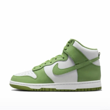 Nike Dunk High 潮流 高帮 板鞋 男款 绿白DV0829-101