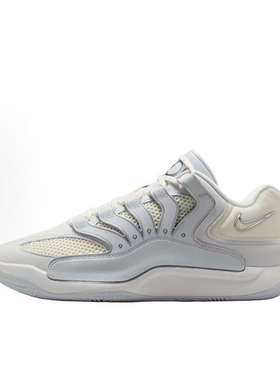 NIKE耐克 KD18  杜兰特18 灰白低帮篮球鞋 HV1991-001