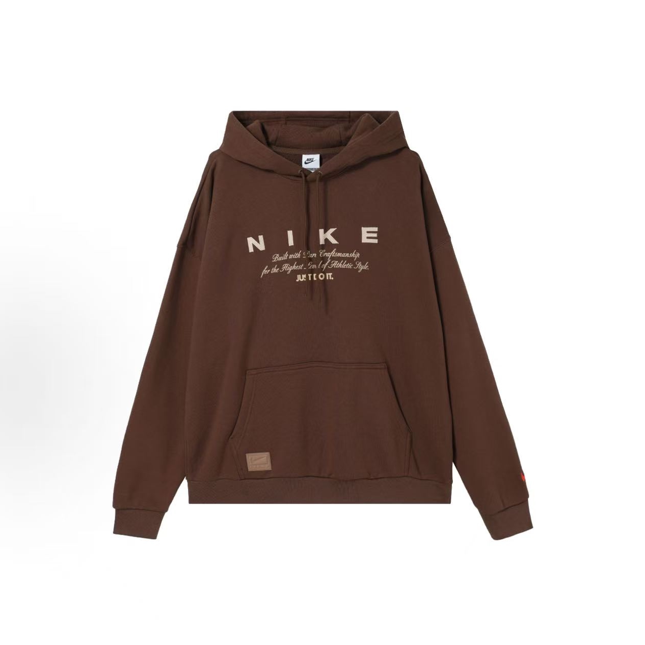 NIKE耐克 Club 连帽保暖套头长袖卫衣 男款 卡其色 HQ4745-259
