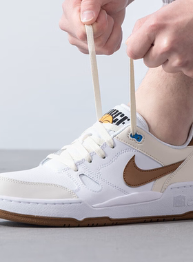 耐克24春季新款运动鞋潮流FULL FORCE低帮休闲鞋板鞋 HJ3485-121