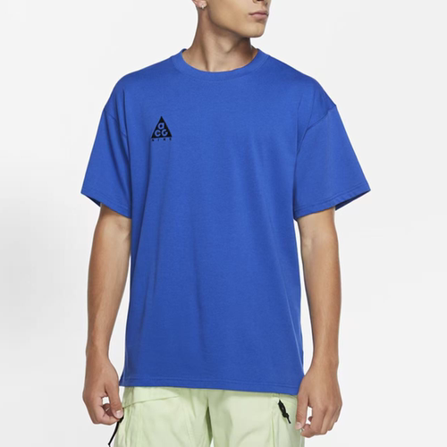 NIKE/耐克 ACG系列 小logo印花深蓝色休闲短袖 BQ7343-480