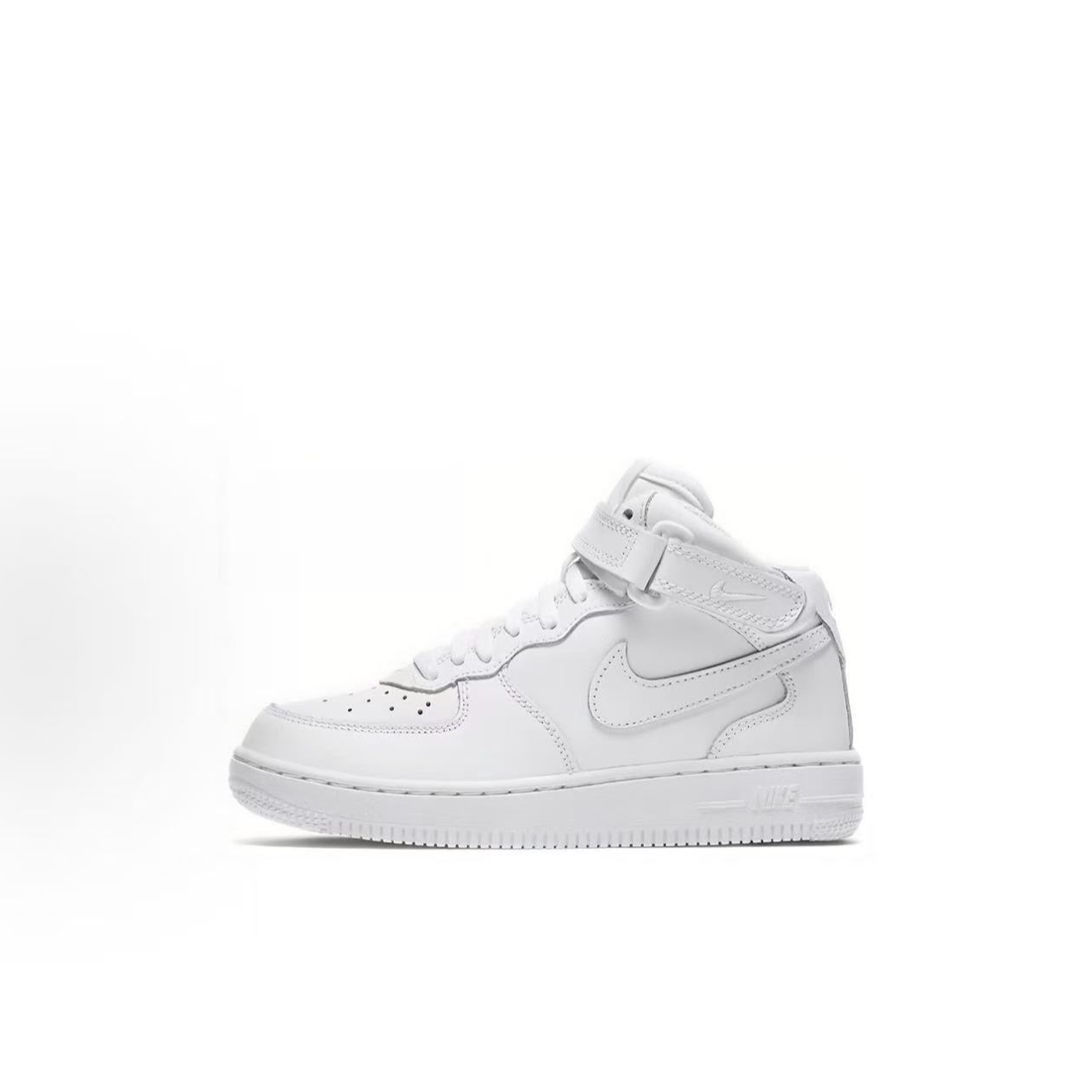 耐克/Nike Air Force 1白色中帮 板鞋儿童款 314196-113