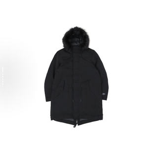 Nike Sportswea保暖毛领连帽中长款夹克羽绒服 冬季 男款 BV4752