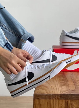 【奥莱】Nike/耐克Court Legacy学生百搭复古运动板鞋 DH3161-100
