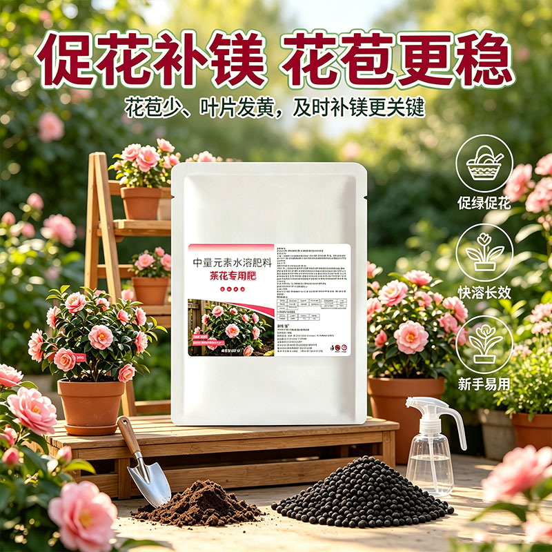 山茶花颗粒长效肥补镁防黄叶