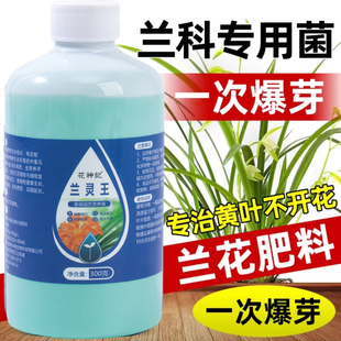 兰灵王兰花专用营养液兰花君子兰肥料生根催芽液微生物菌肥EM菌