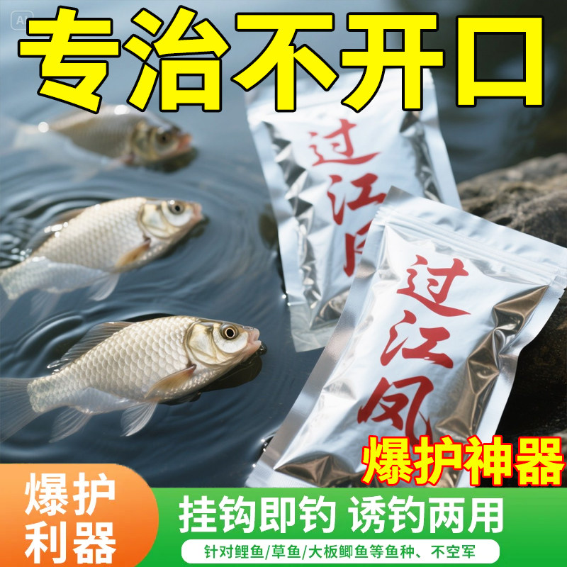 过江风饵料鱼饵一包搞定
