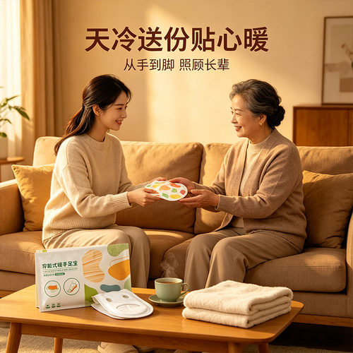 冬季可穿戴自发热暖手暖足贴