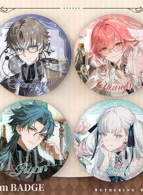 鸣潮萌果酱csfe今汐长离相里要忌炎吧唧自制双闪谷子马口铁徽章