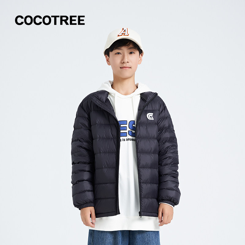 棵棵树轻薄搭校服内搭轻薄羽绒服